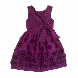 Bonnie Jean Girls 6x Sleeveless Purple Dress
